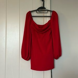 cute red dress great for going out